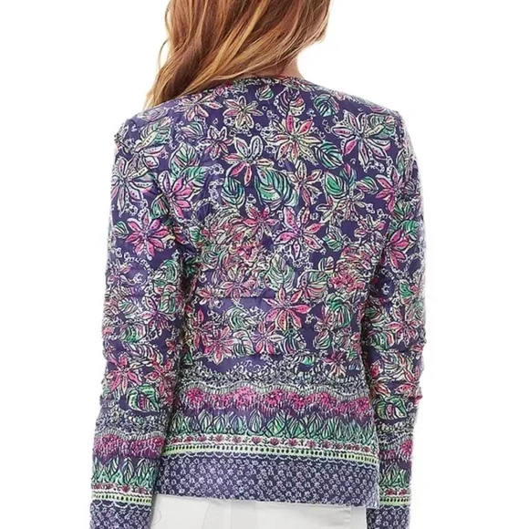 LILLY PULITZER Lilah Printed Reversible Jacket NWT - Picture 14 of 15